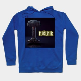 Mighty Mjolnir Thor Hammer Norse Hoodie